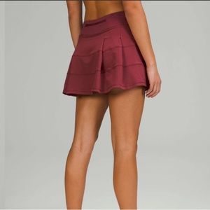 NWT lululemon Pace Rival MR Skirt *Long Mulled Wine Size 4